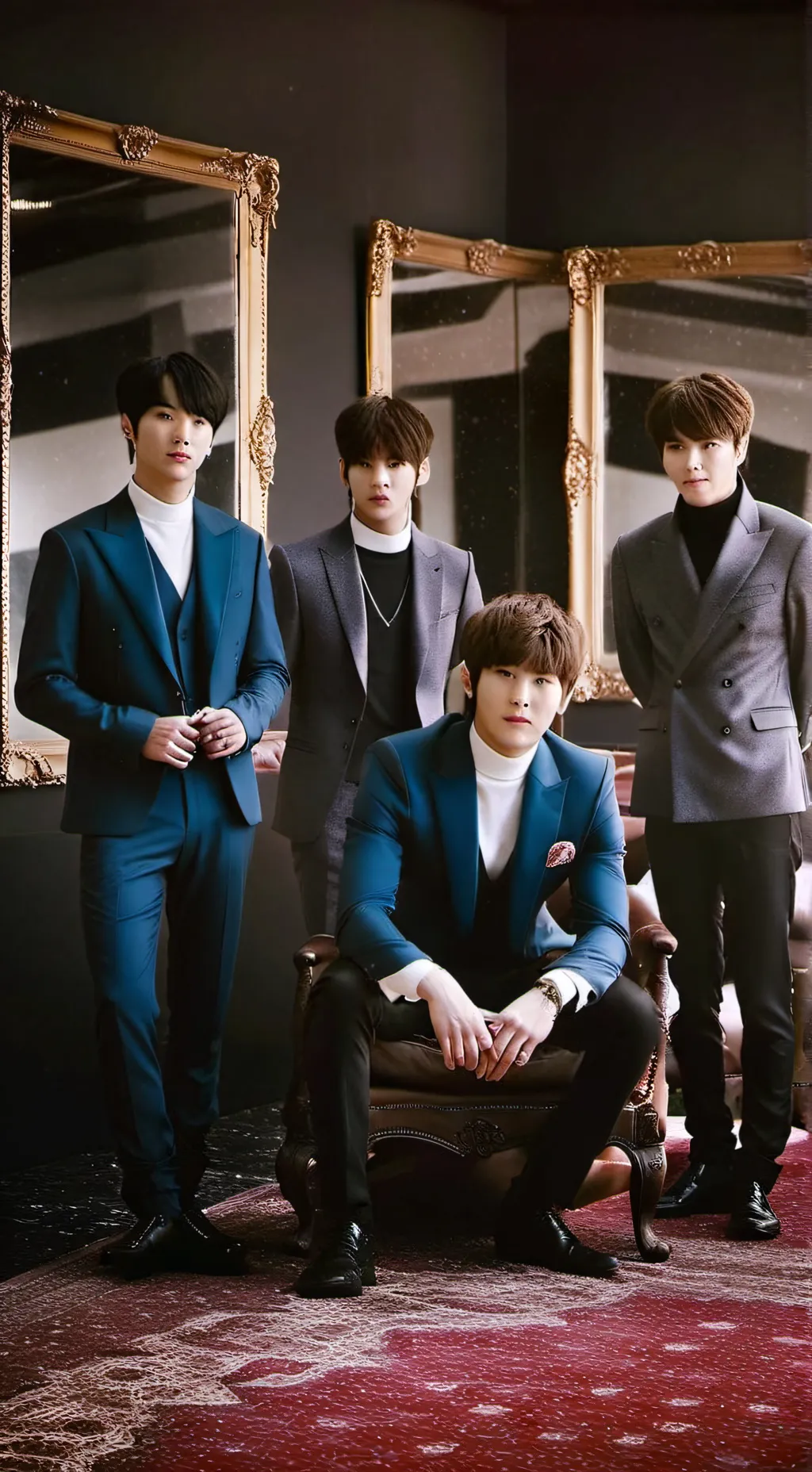 ai character: F4 group  background