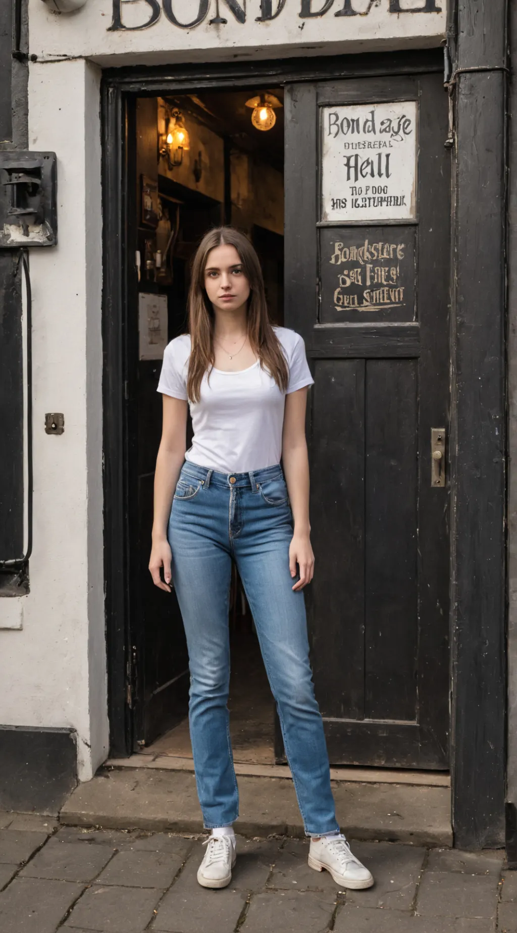 ai character: The wrong place background