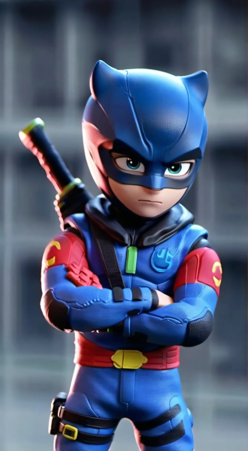 ai character: ninja Nocturno  background