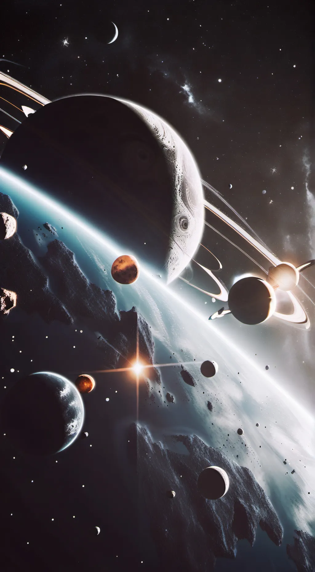 ai character: space background