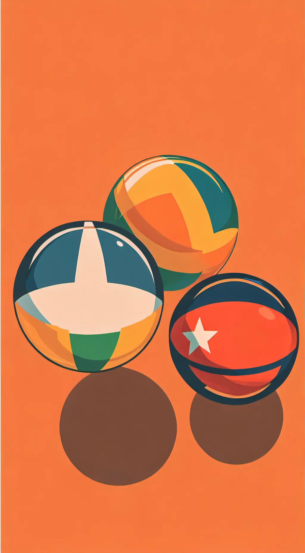 ai character: Countryballs background