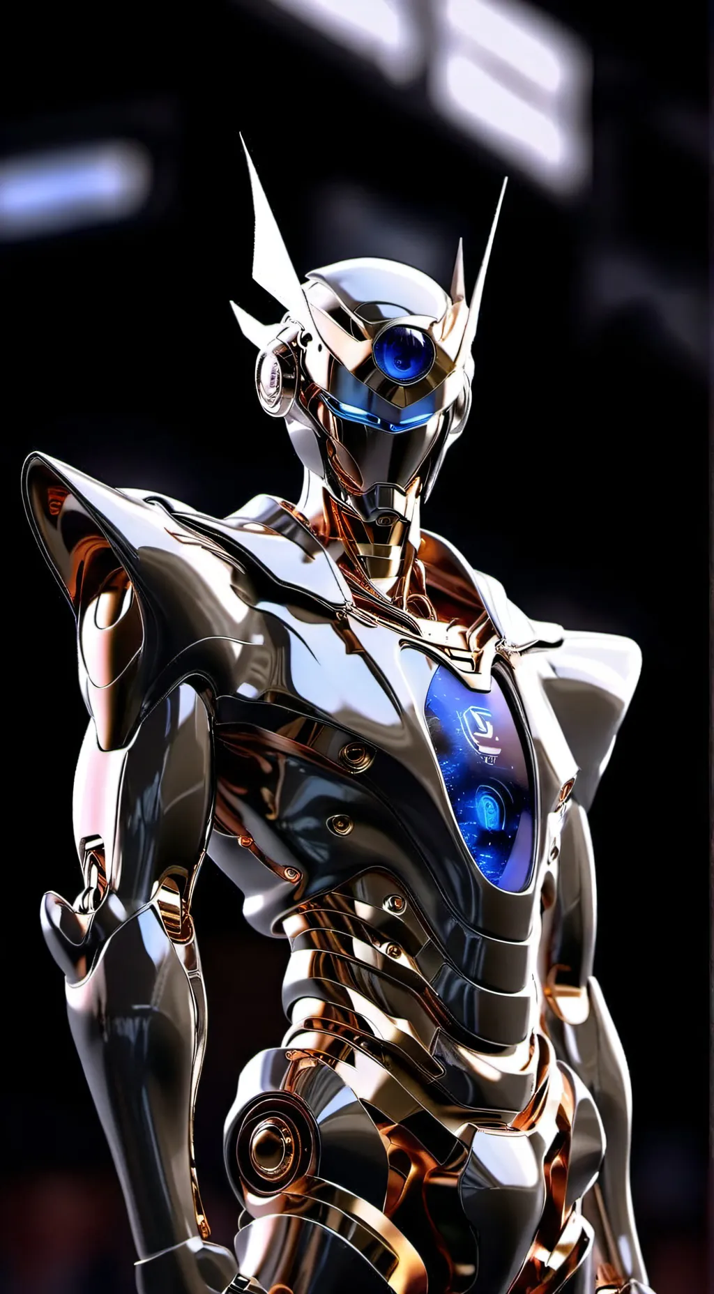 ai character: freaky Titan oh no background