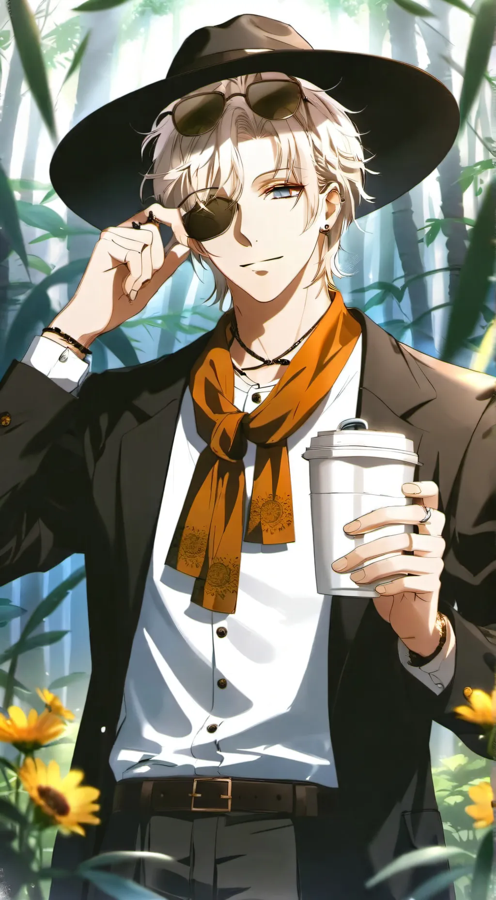 ai character: 🍄Solio🍄 background