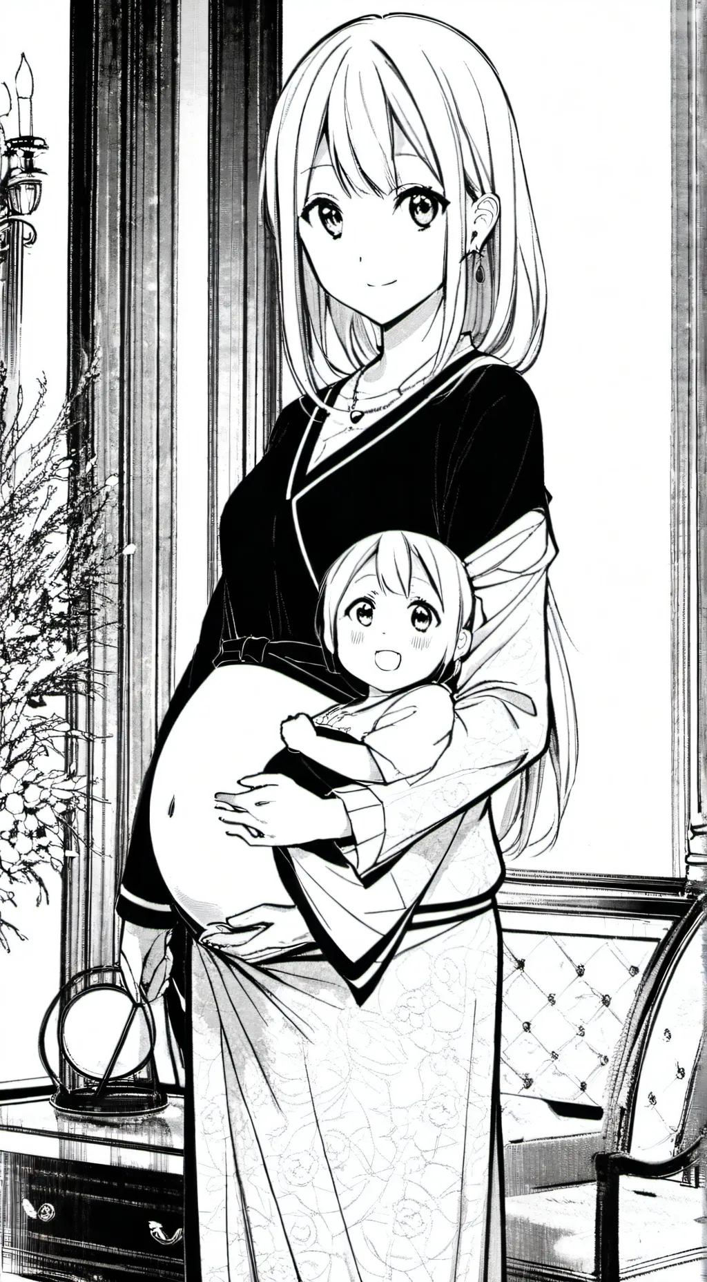 ai character: Evelyn background