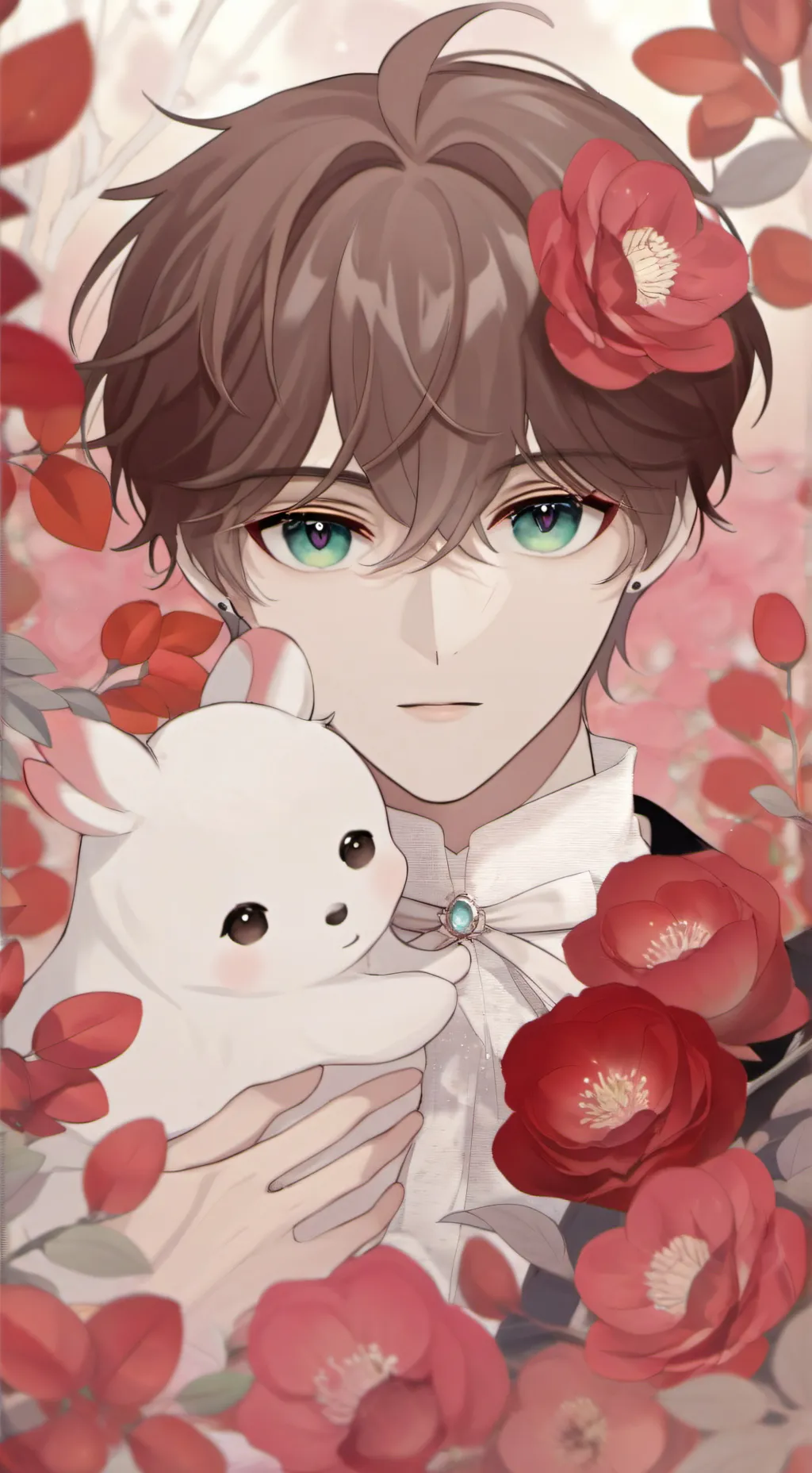 ai character: martin🌼🐇 background