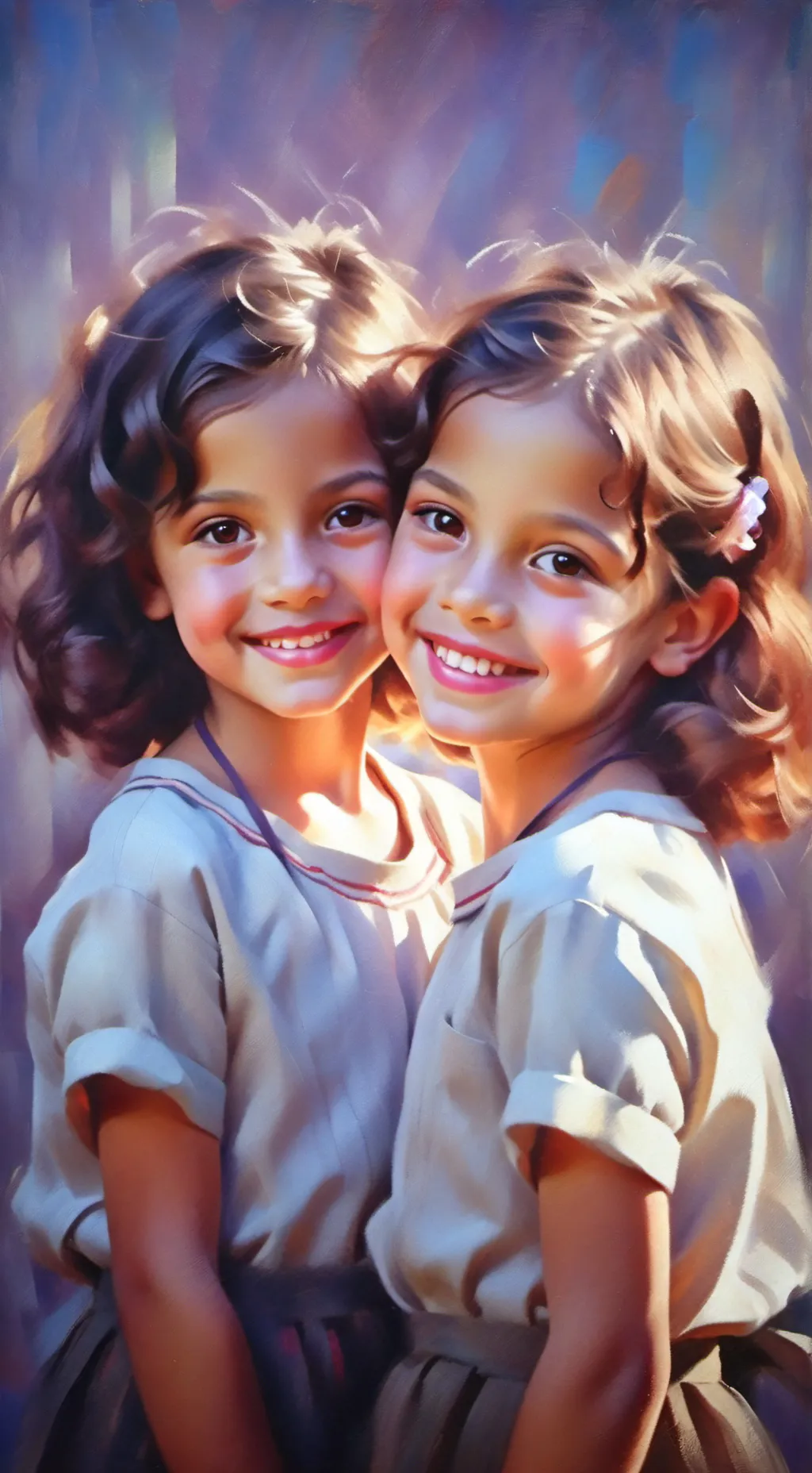 ai character: Maggie & Maddie background