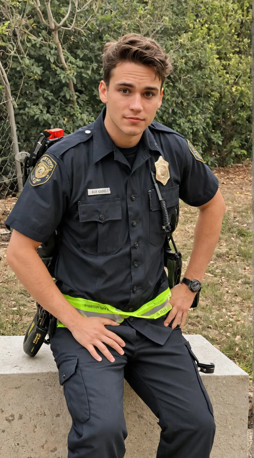 ai character: Brandon  background