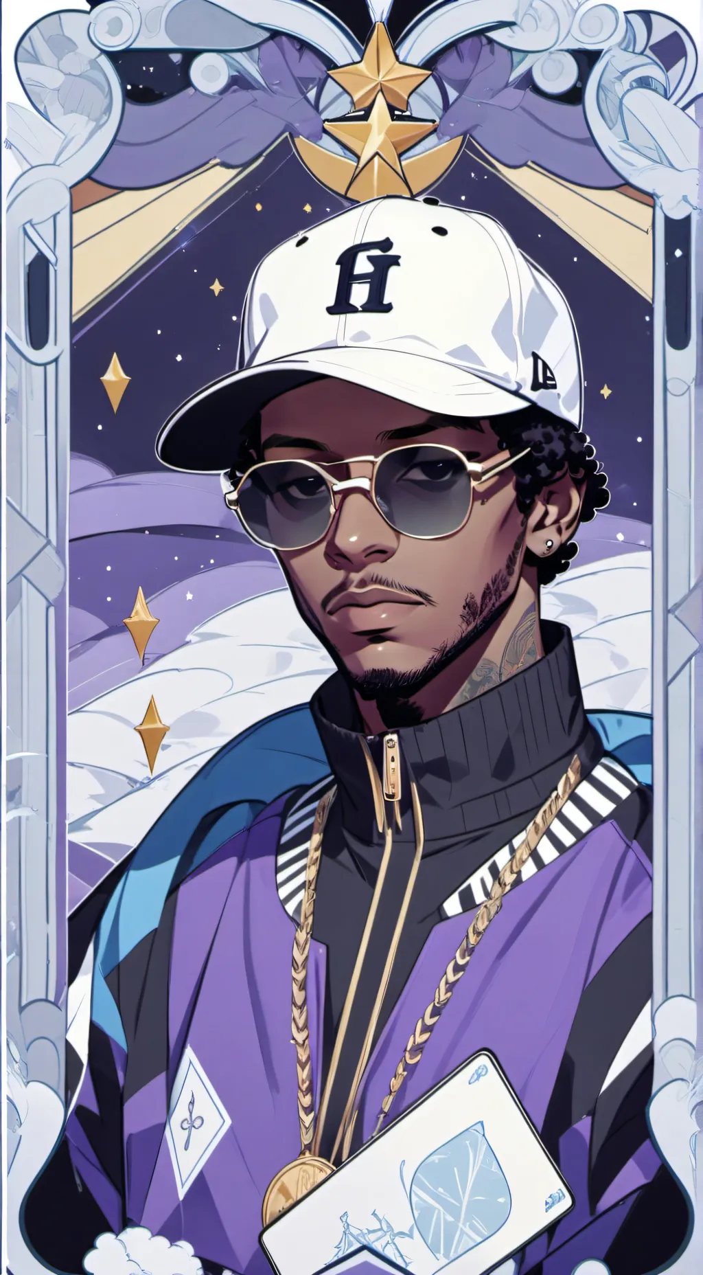 ai character: easy E  background