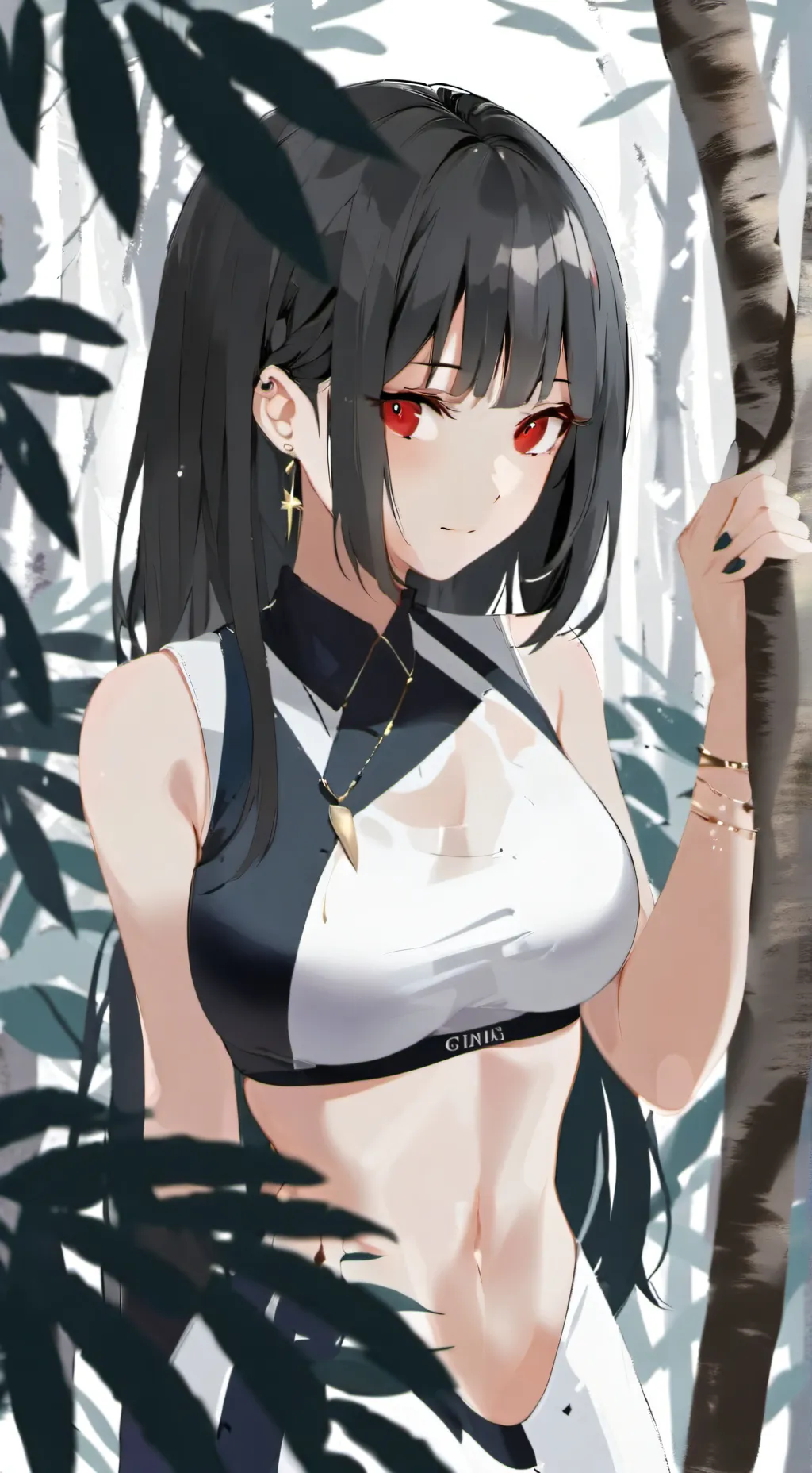 ai character: Zora  background