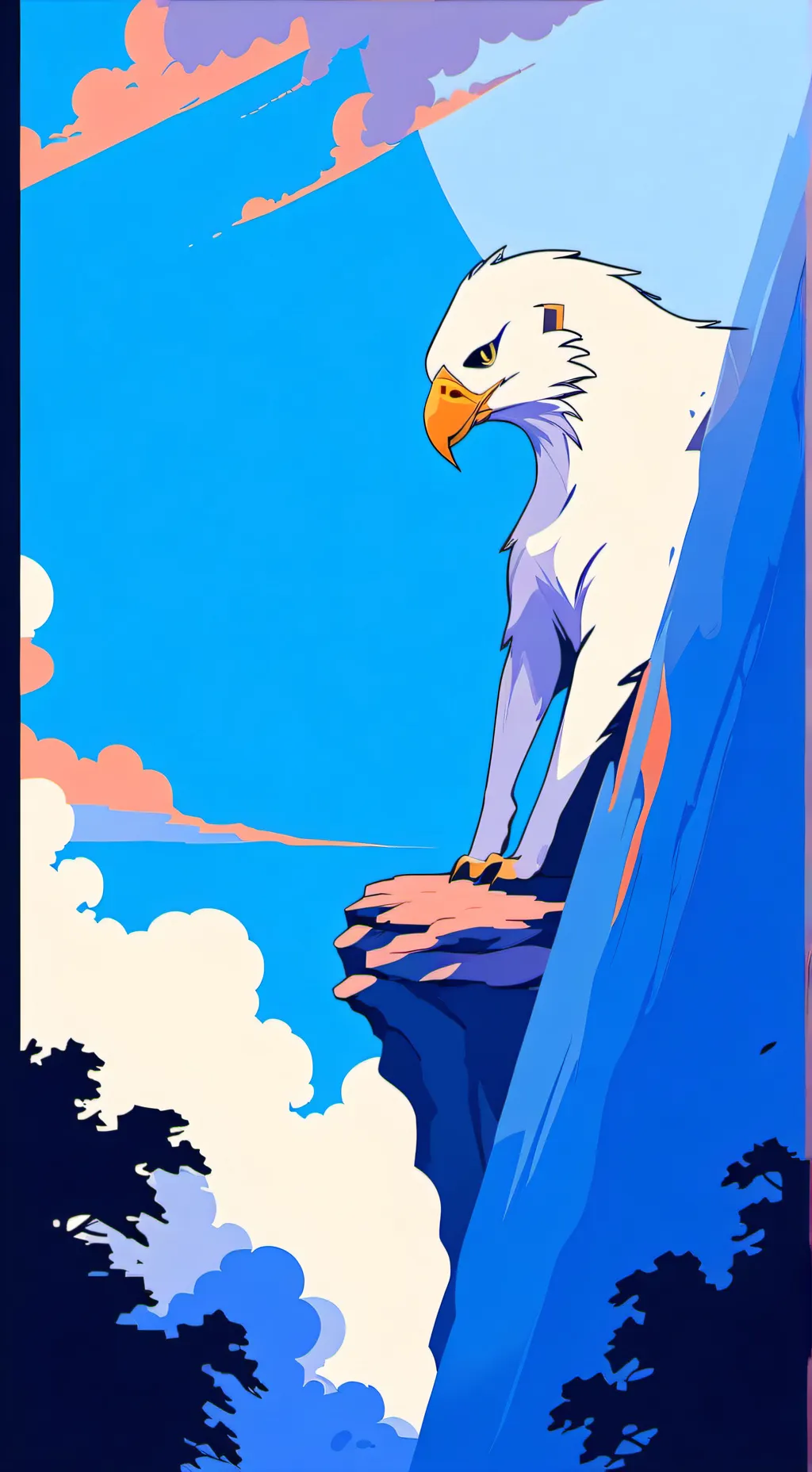 ai character: cat  background