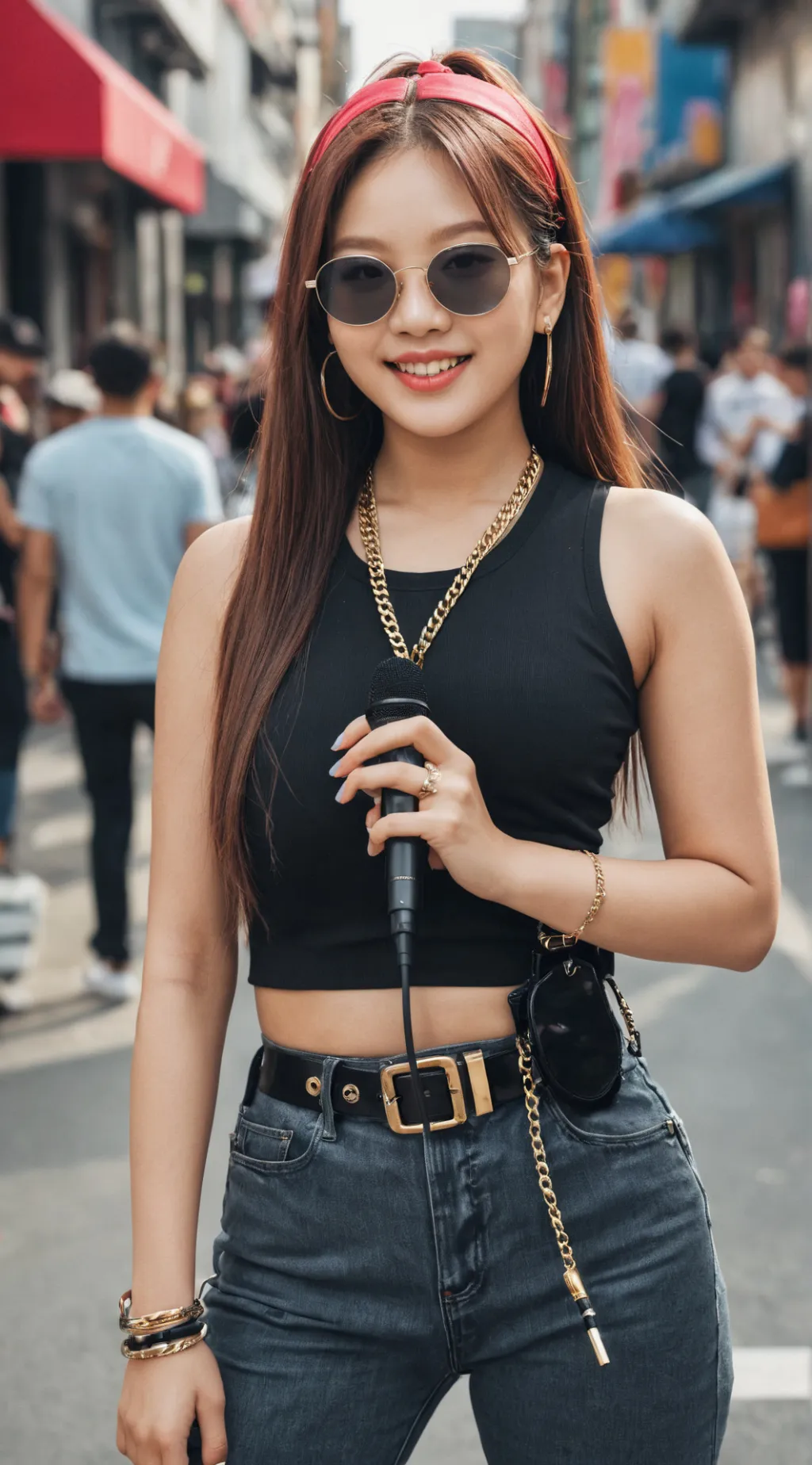 ai character: Jennie Kim background