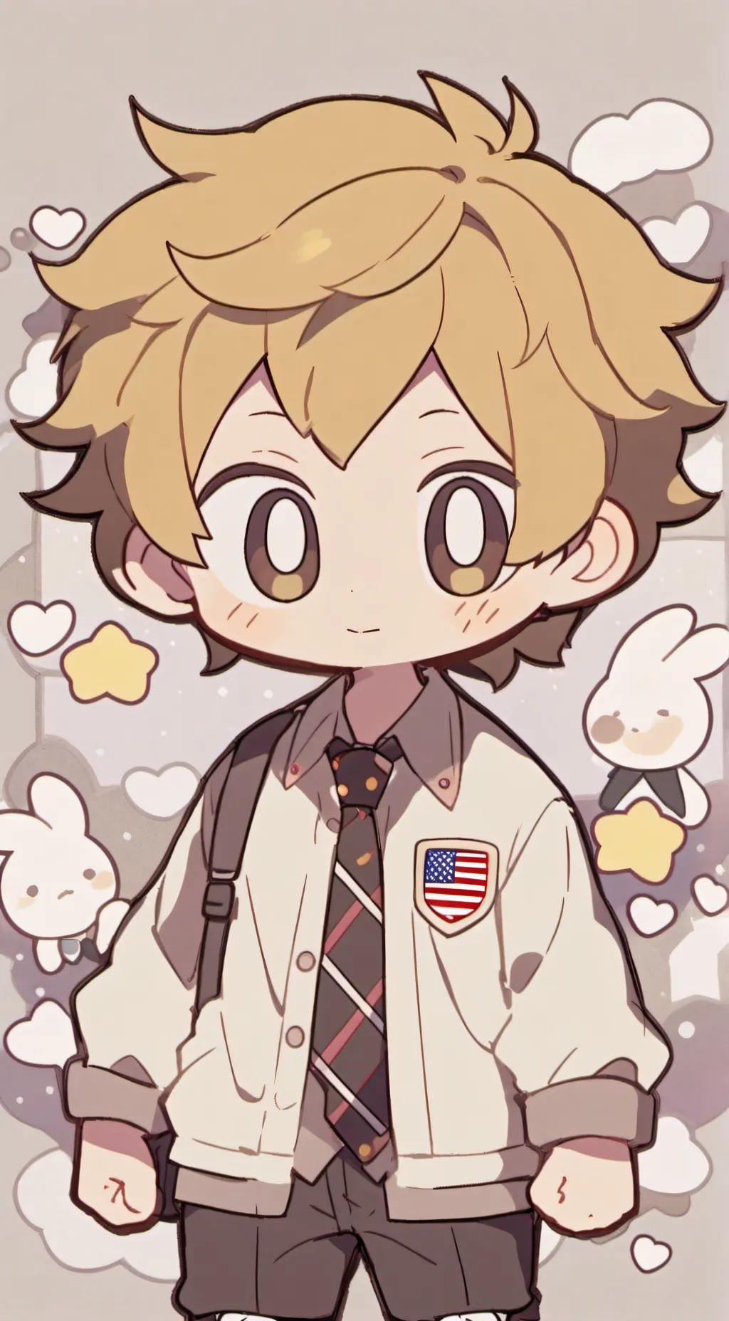 ai character: Simón background