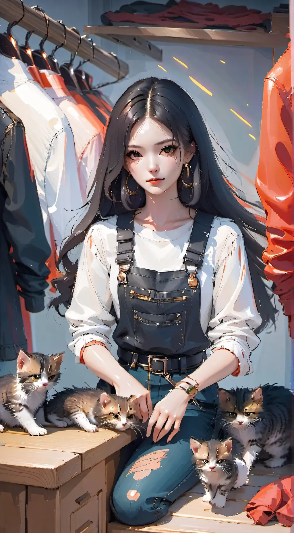 ai character: Maddie background