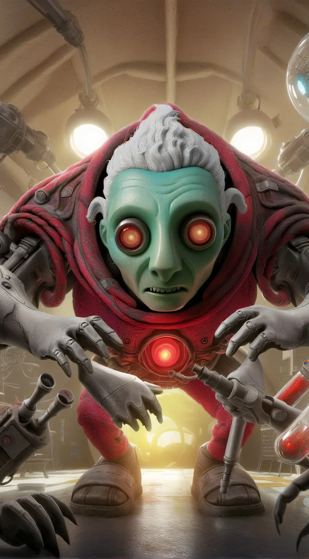 ai character: Baby yoda background