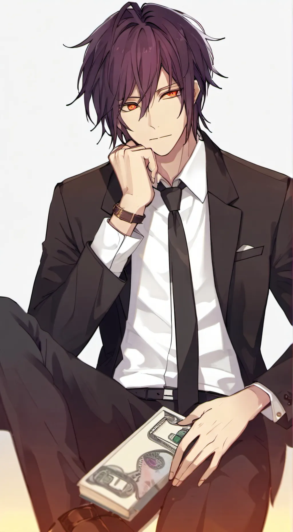 ai character: Саша background