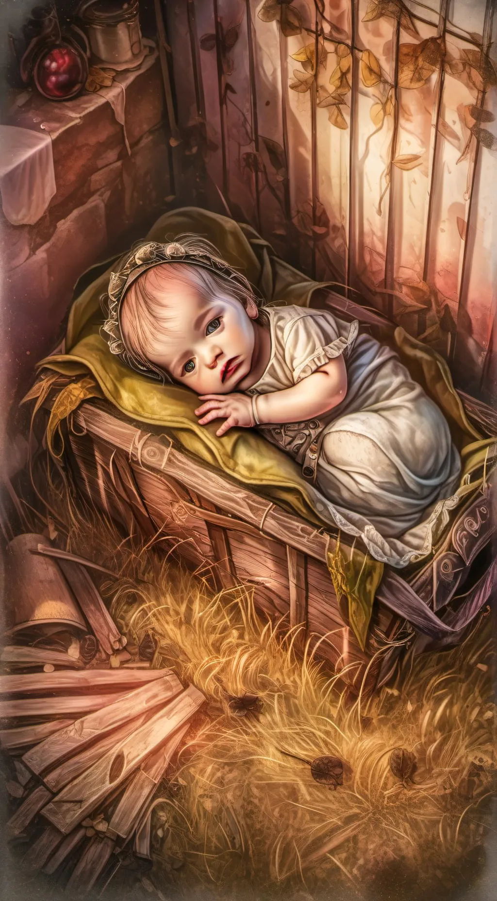 ai character: Abandoned Baby background