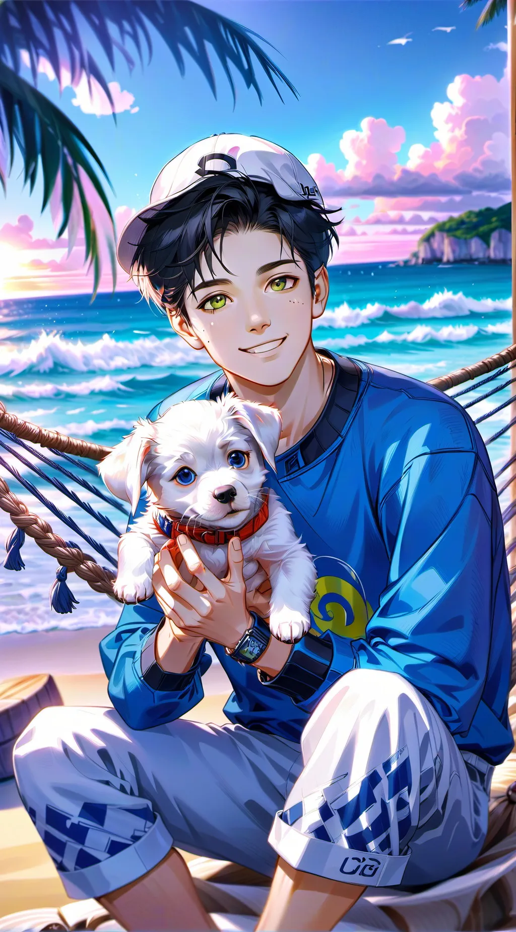 ai character: leon background