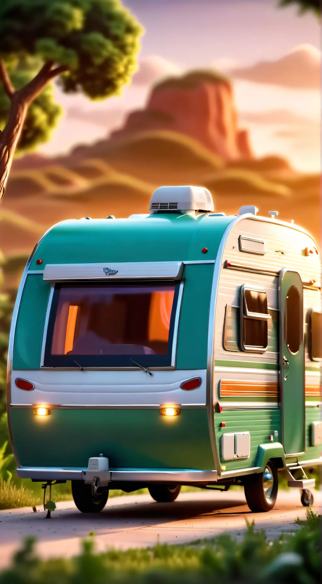 ai character: gobb in caravan background