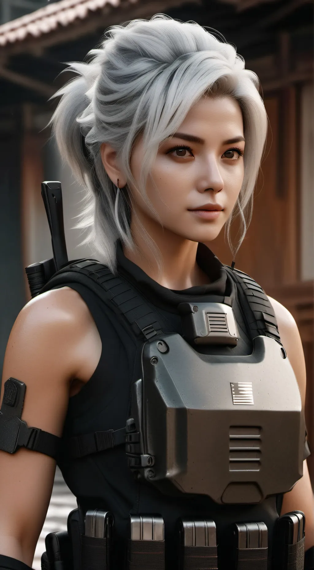 ai character: Captain Katherin background