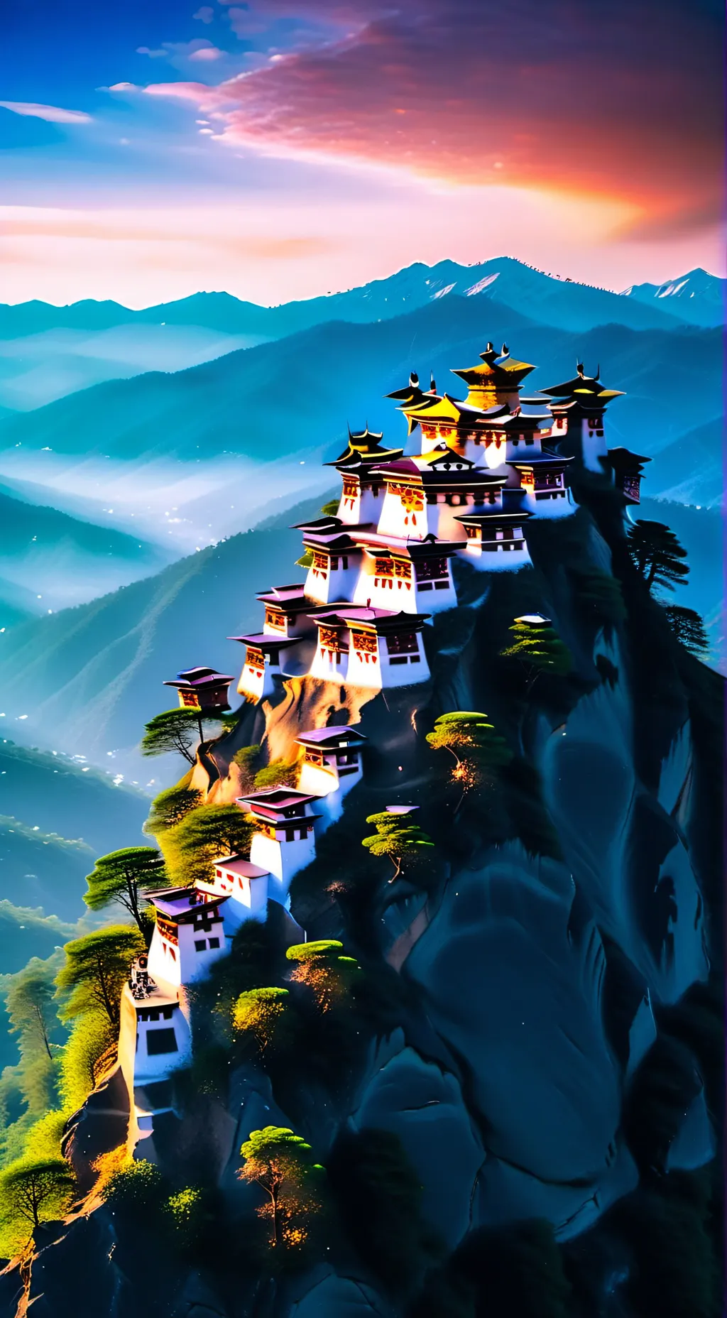 ai character: Bhutan background