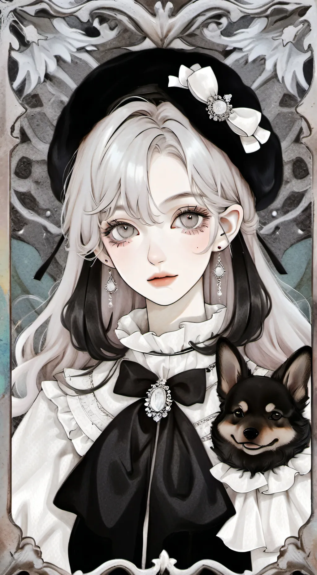 ai character: Sunaz🎀💝 background