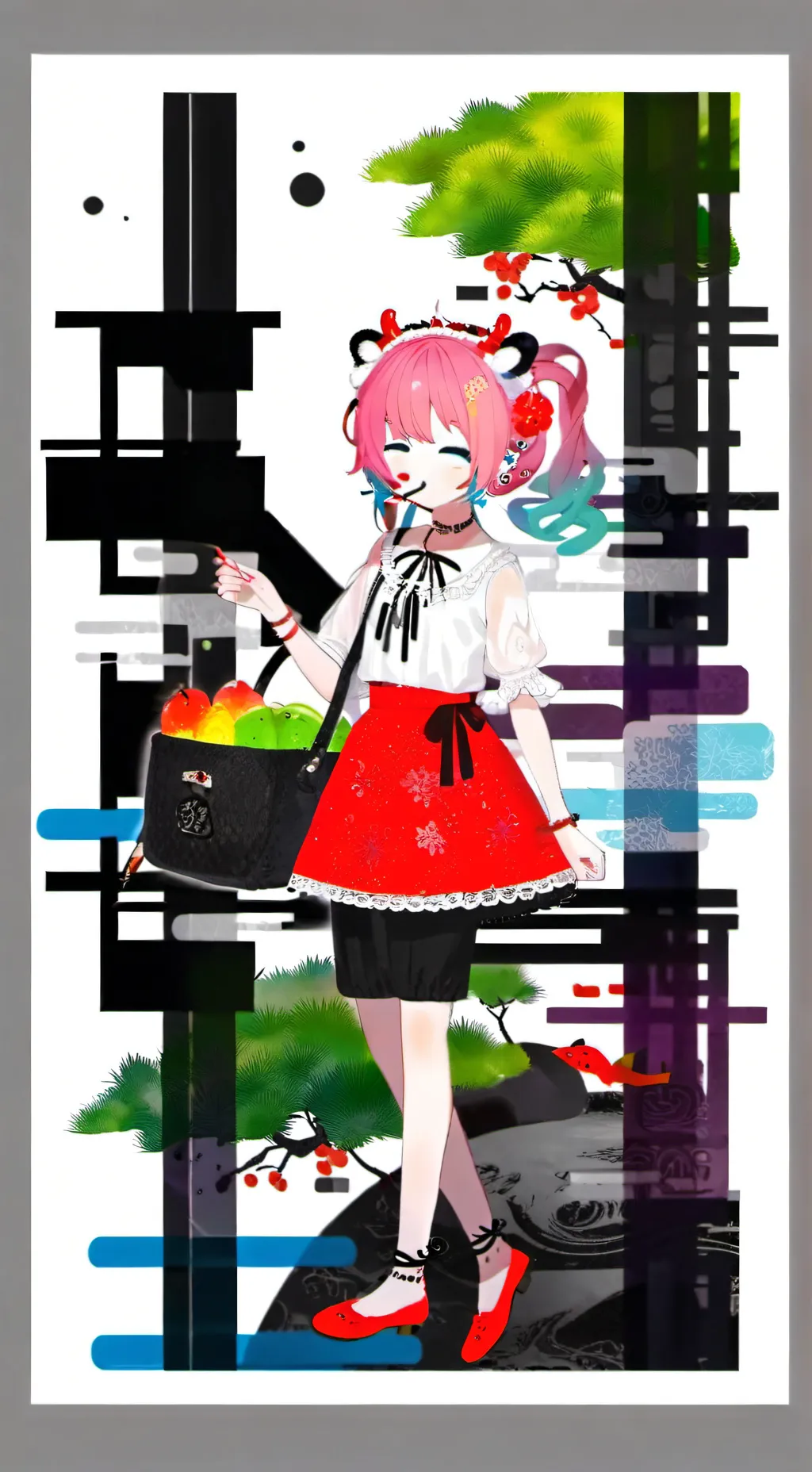 ai character: Puteri Po background