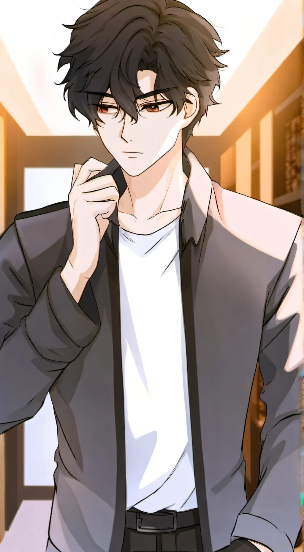 ai character: 📚felix📚 background