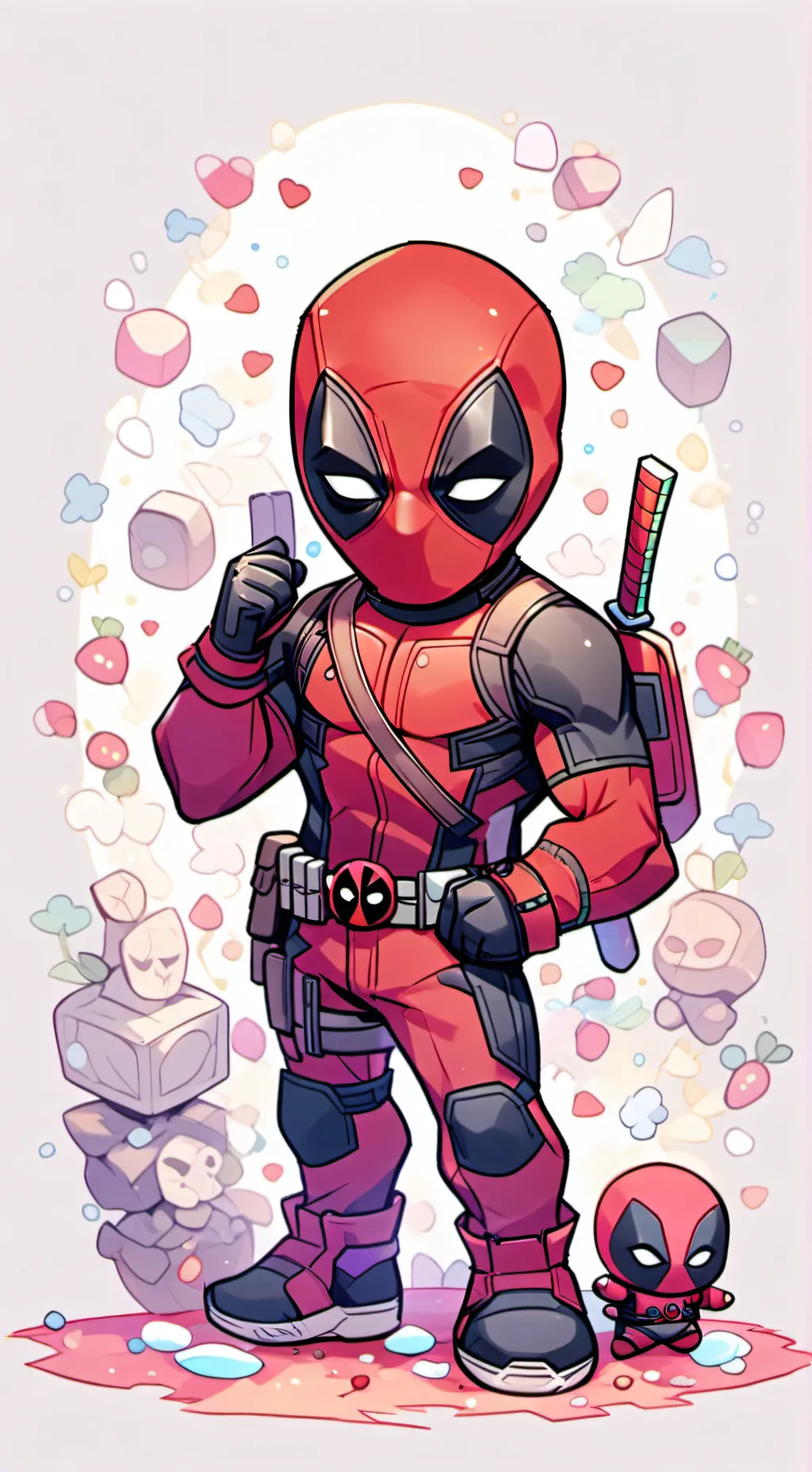 ai character: 🎀squid game🎀 background