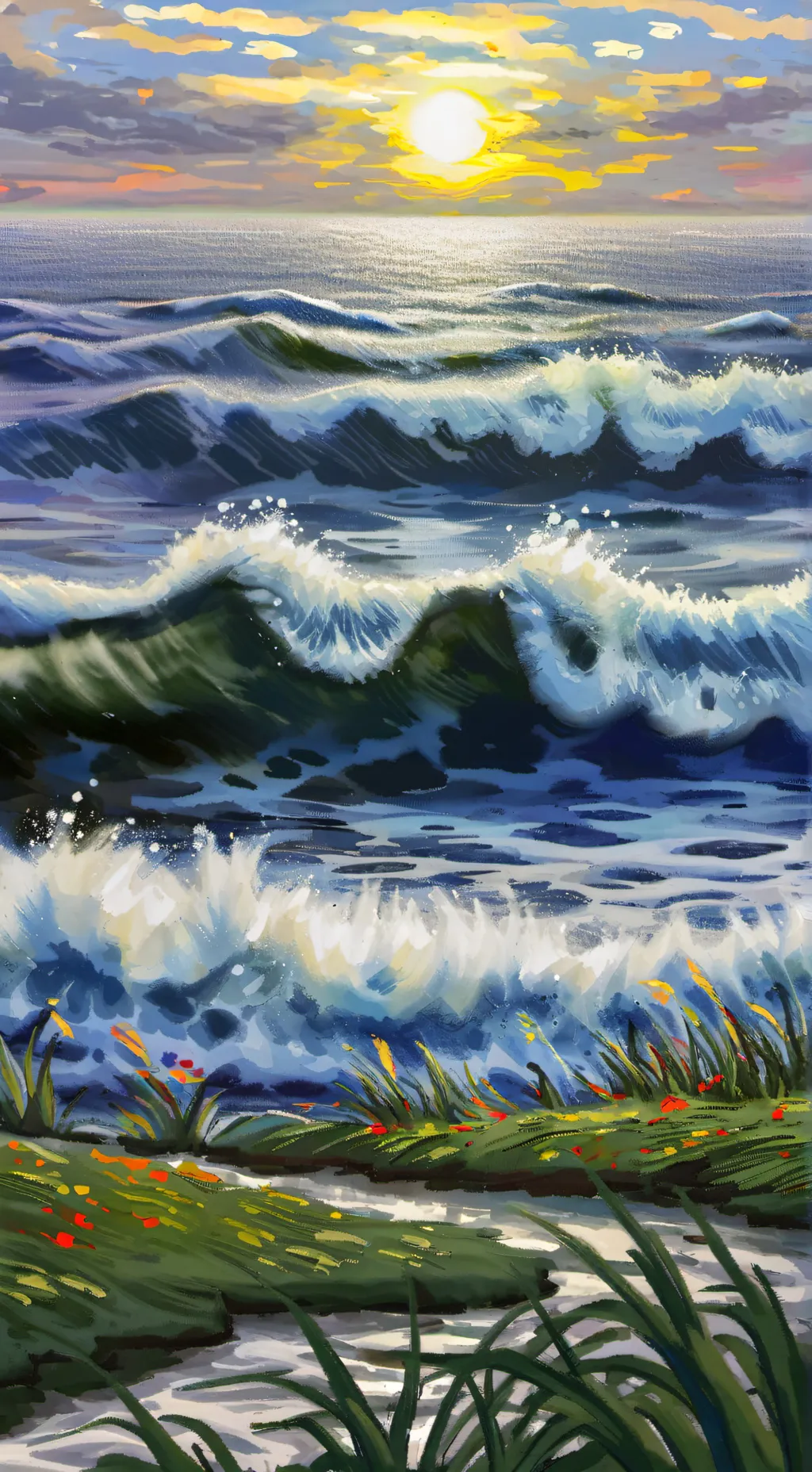 ai character: t O u C h   G r A  background