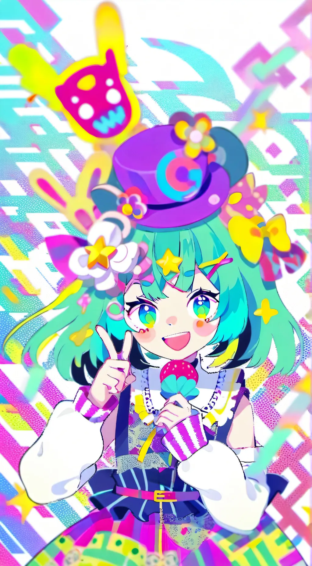 ai character: AZAKU background