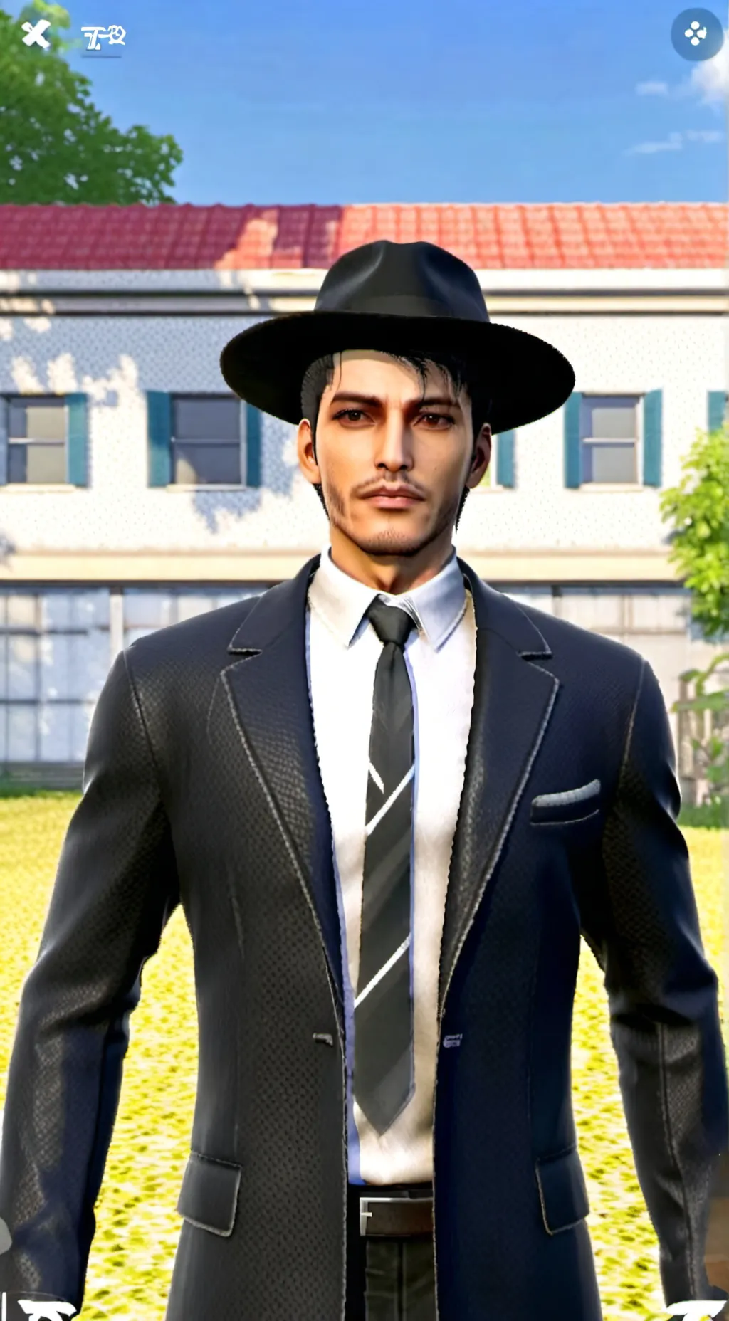ai character: The Hat Man background