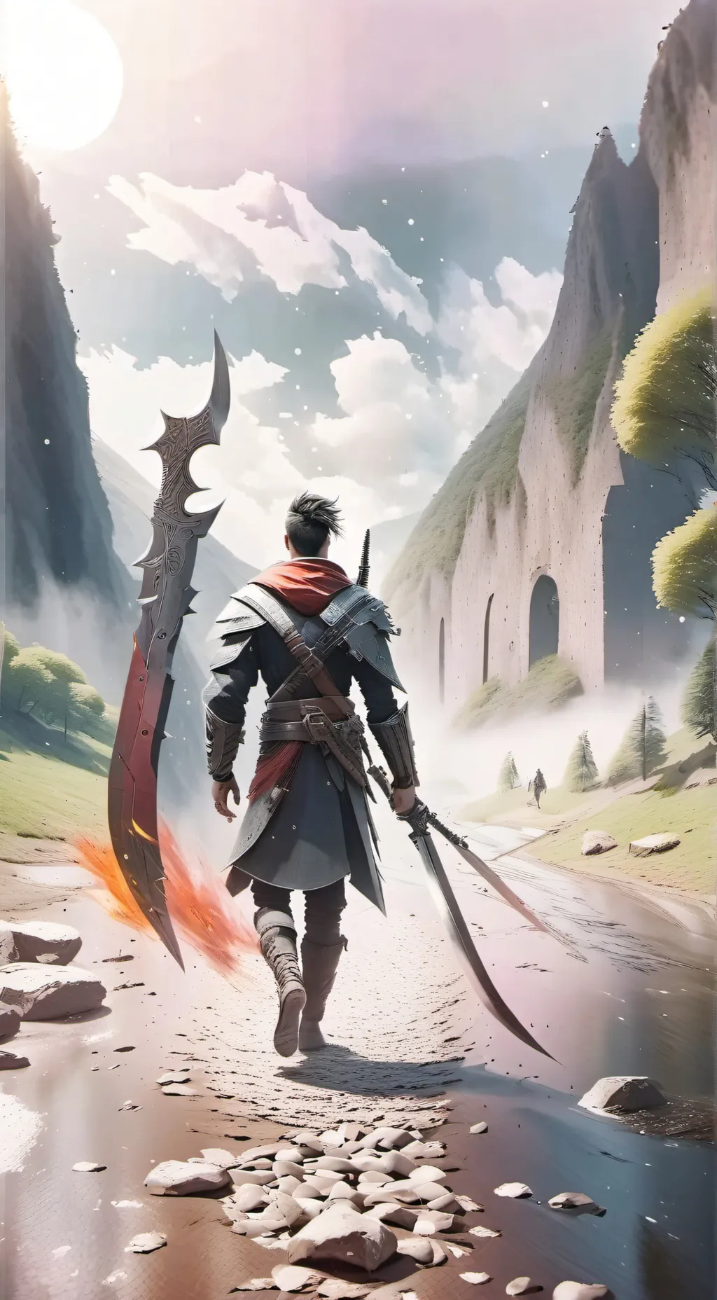 ai character: techno never dies background