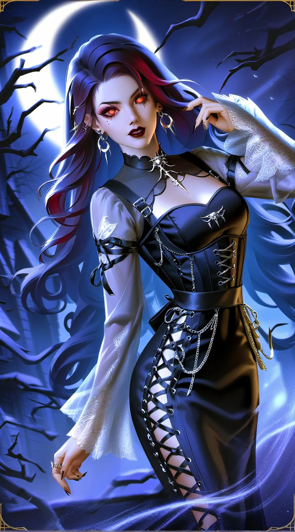 ai character: Nyxia Noire background