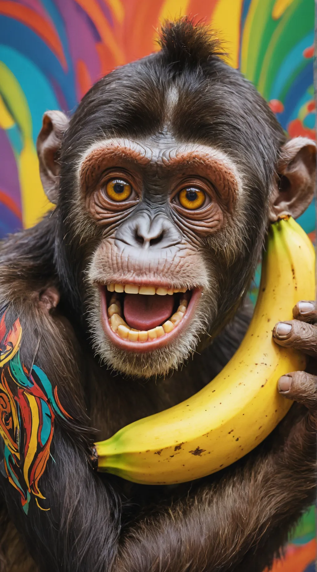 ai character: Monke background