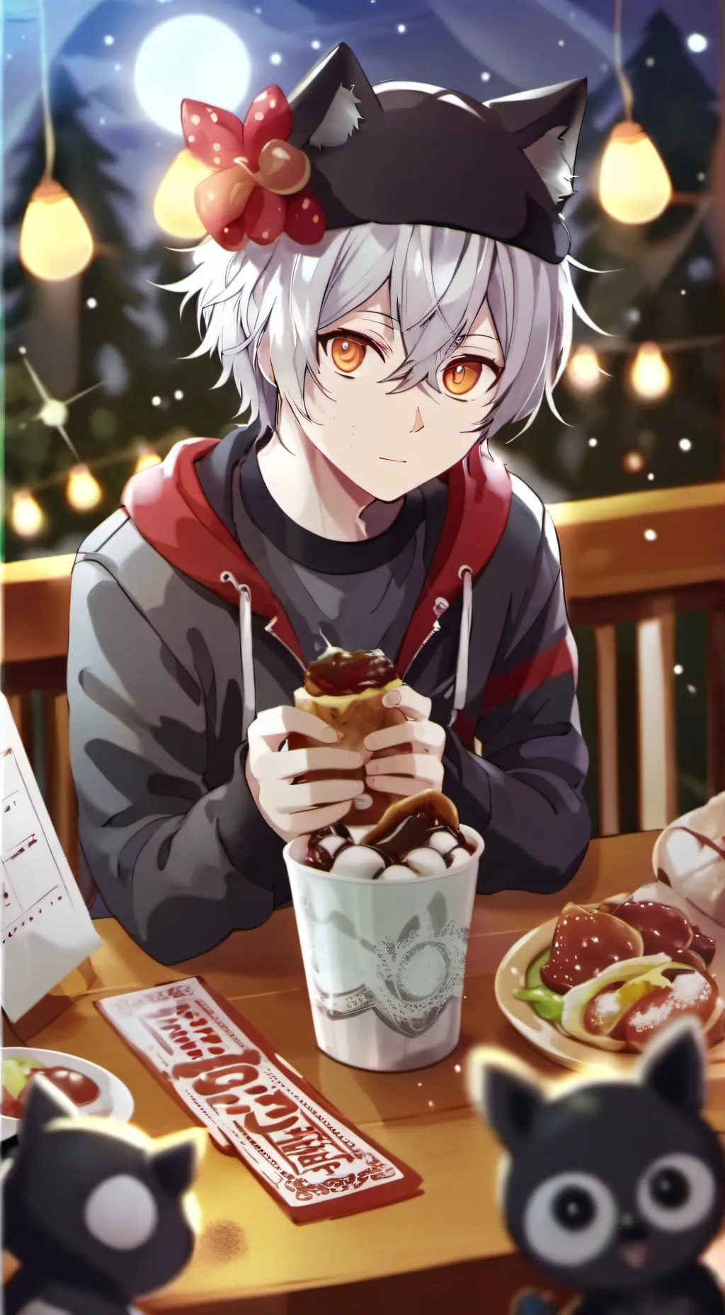 ai character: Max  background