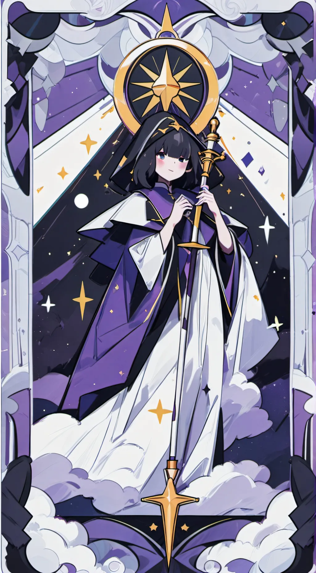 ai character: alone background