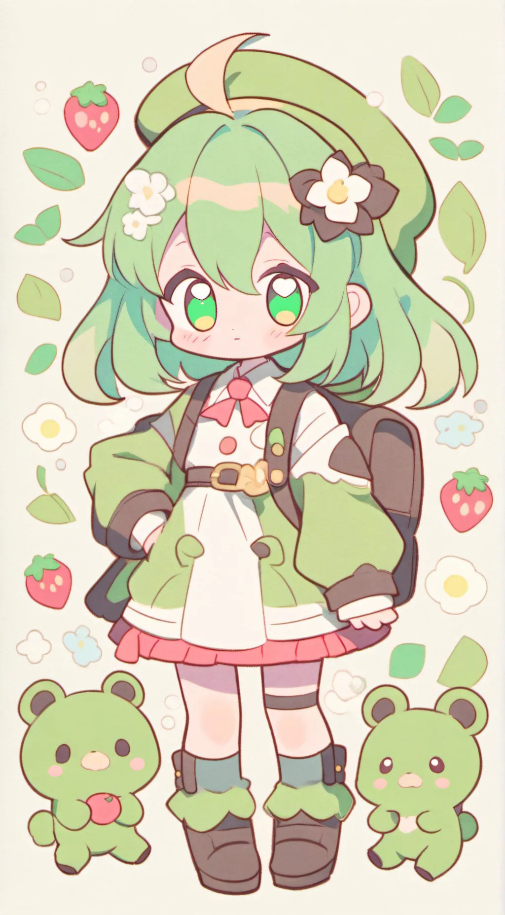 ai character: ❤ santi ❤ background