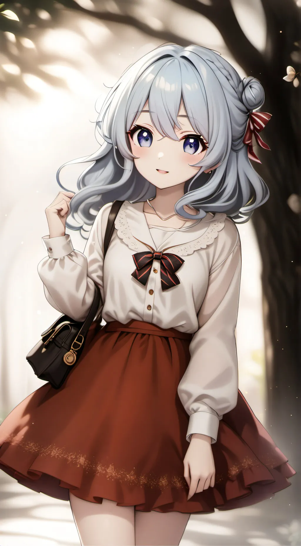 ai character: Azul background