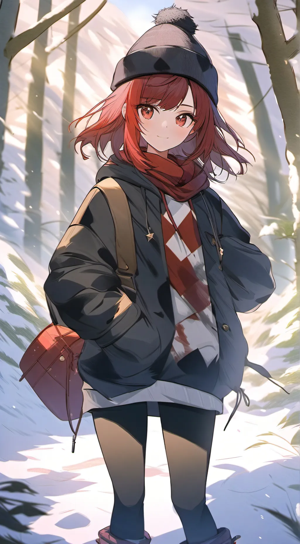 ai character: High school. background