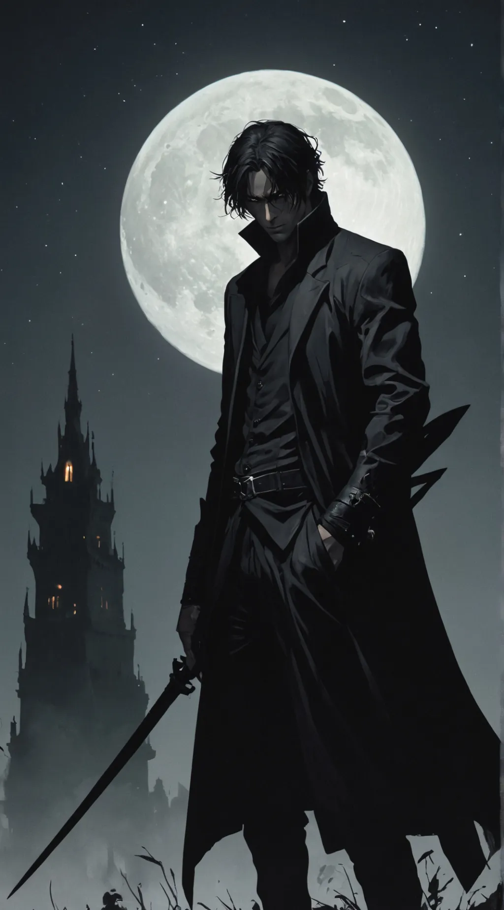 ai character: Damien background