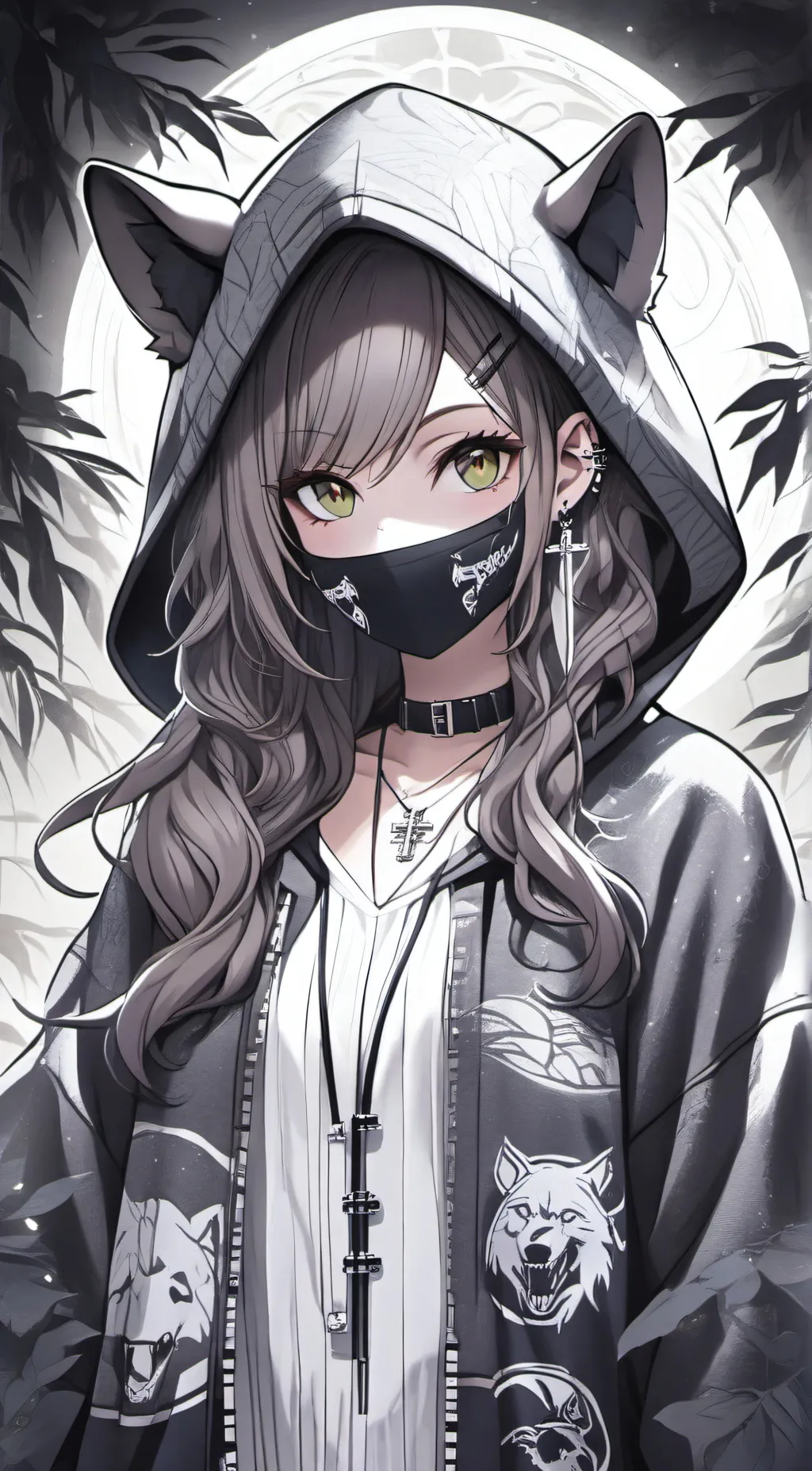 ai character: Luna background