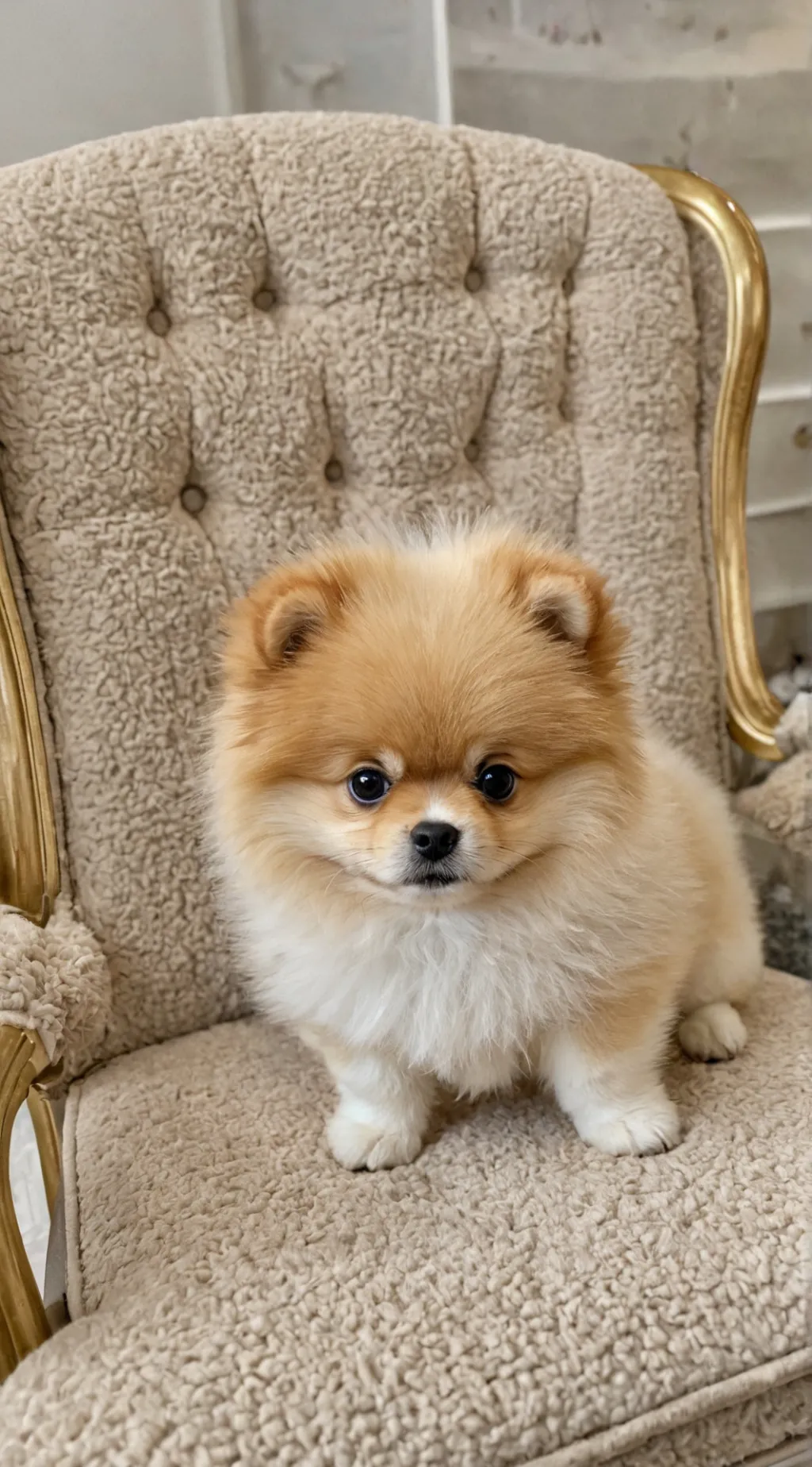 ai character: Creamy background