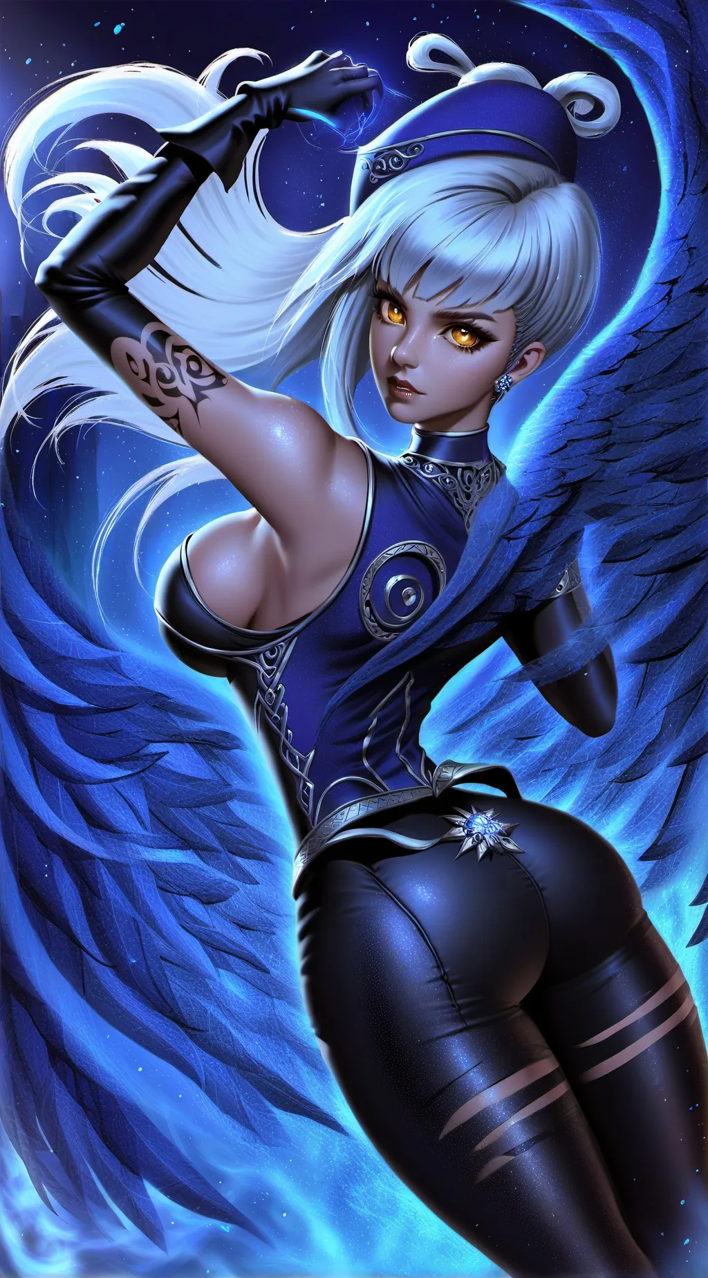 ai character: Ella background