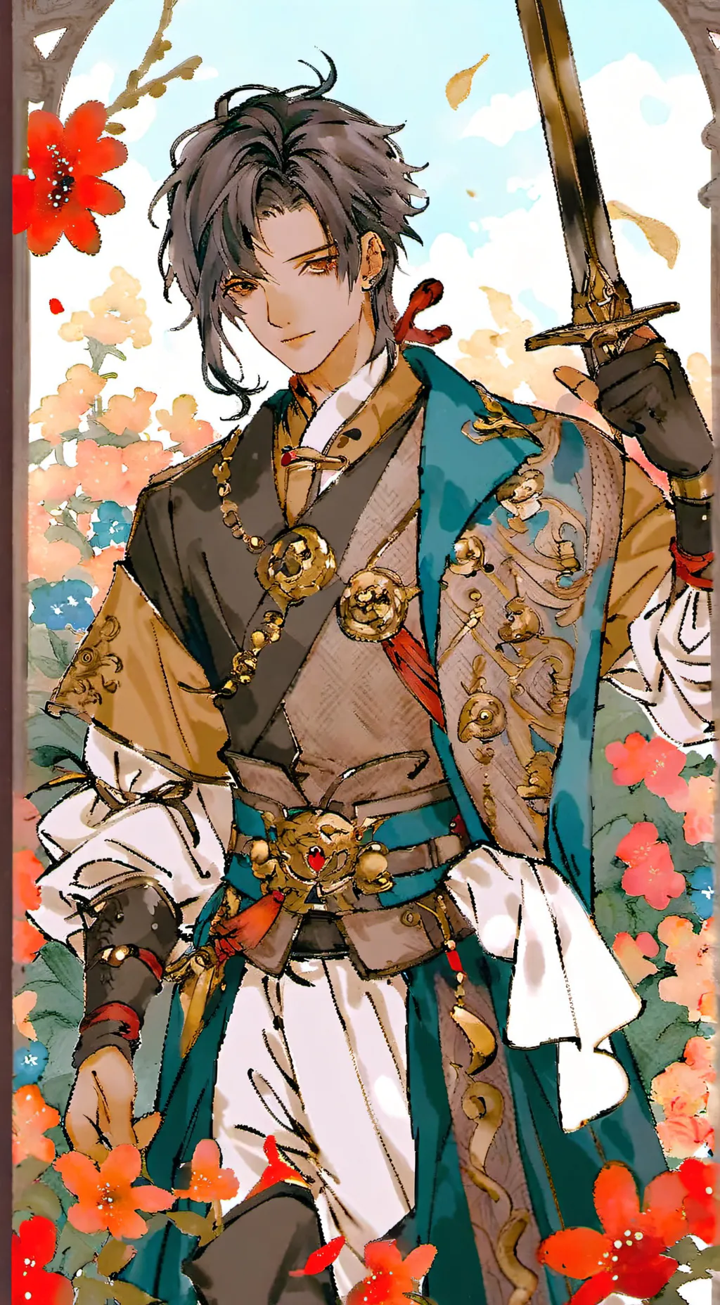 ai character: никита background