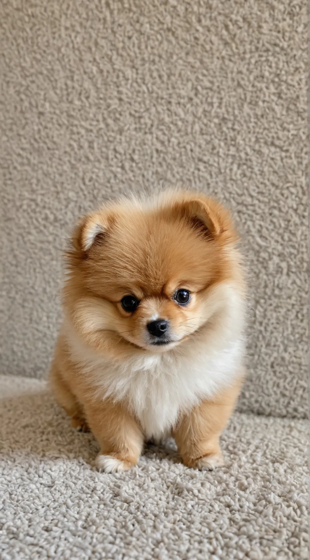 ai character: Pomeranian Fylo background