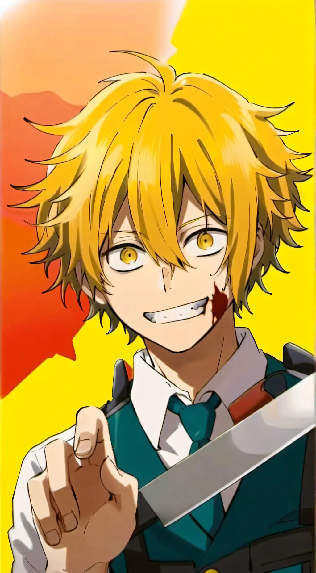 ai character: Villain denki background