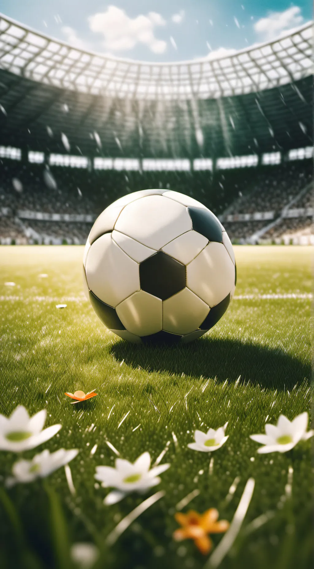 ai character: Soccer background