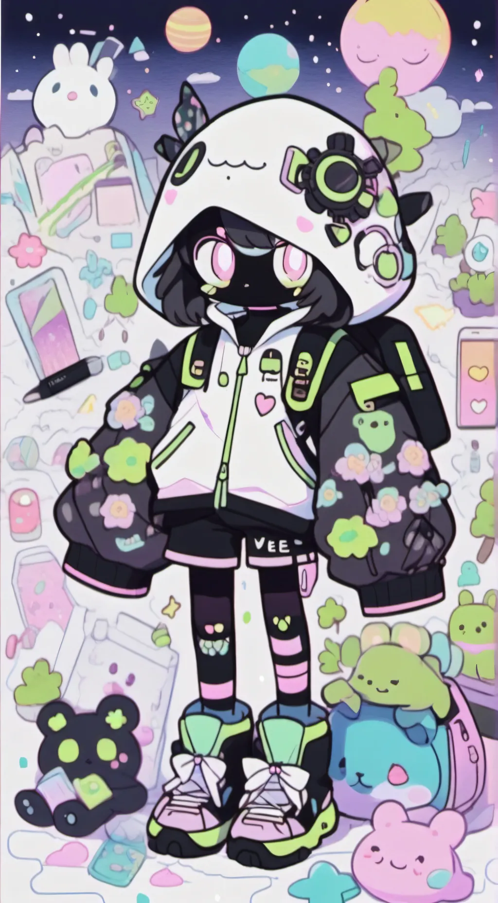 ai character: sjjssj background