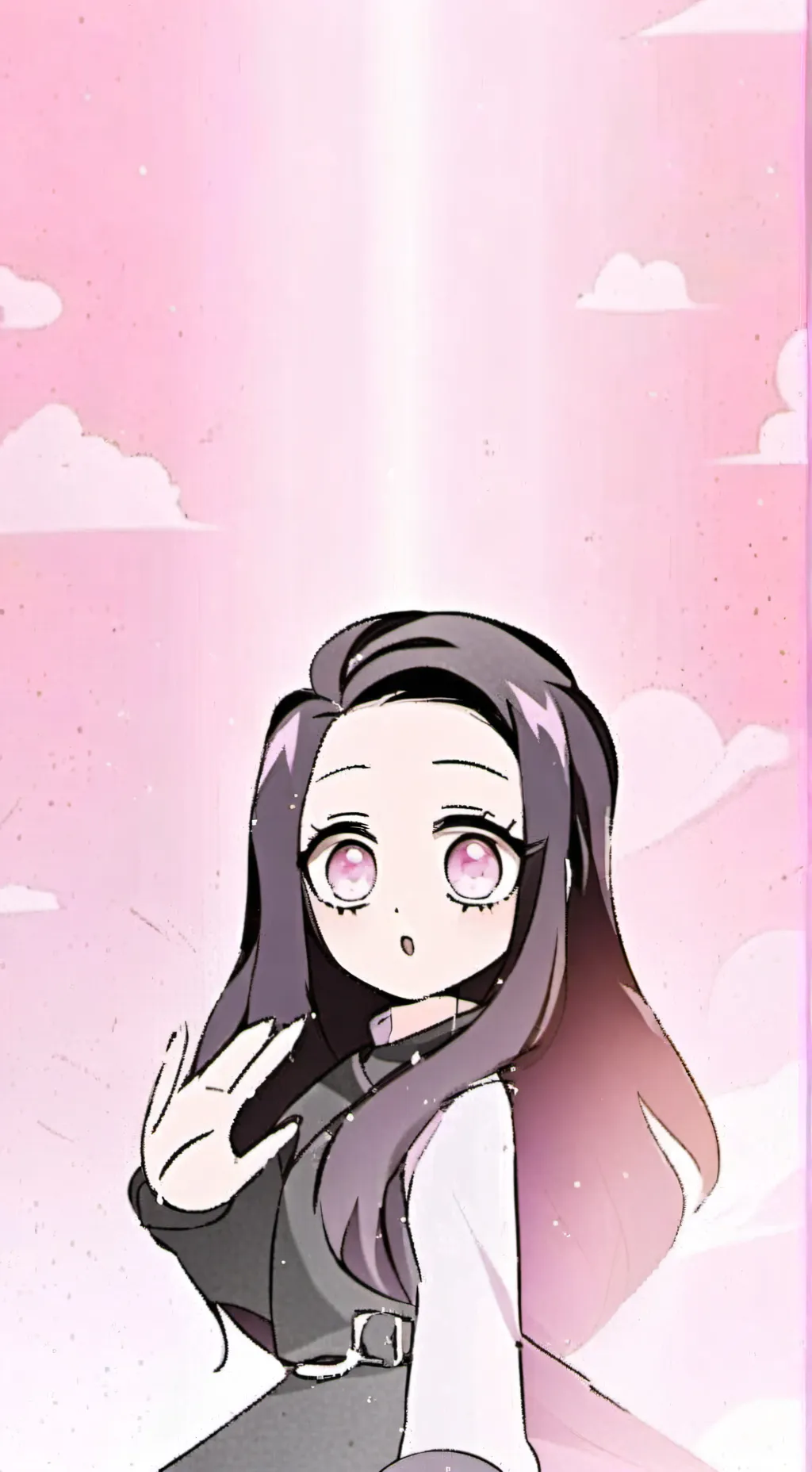 ai character: Nezuko chan background