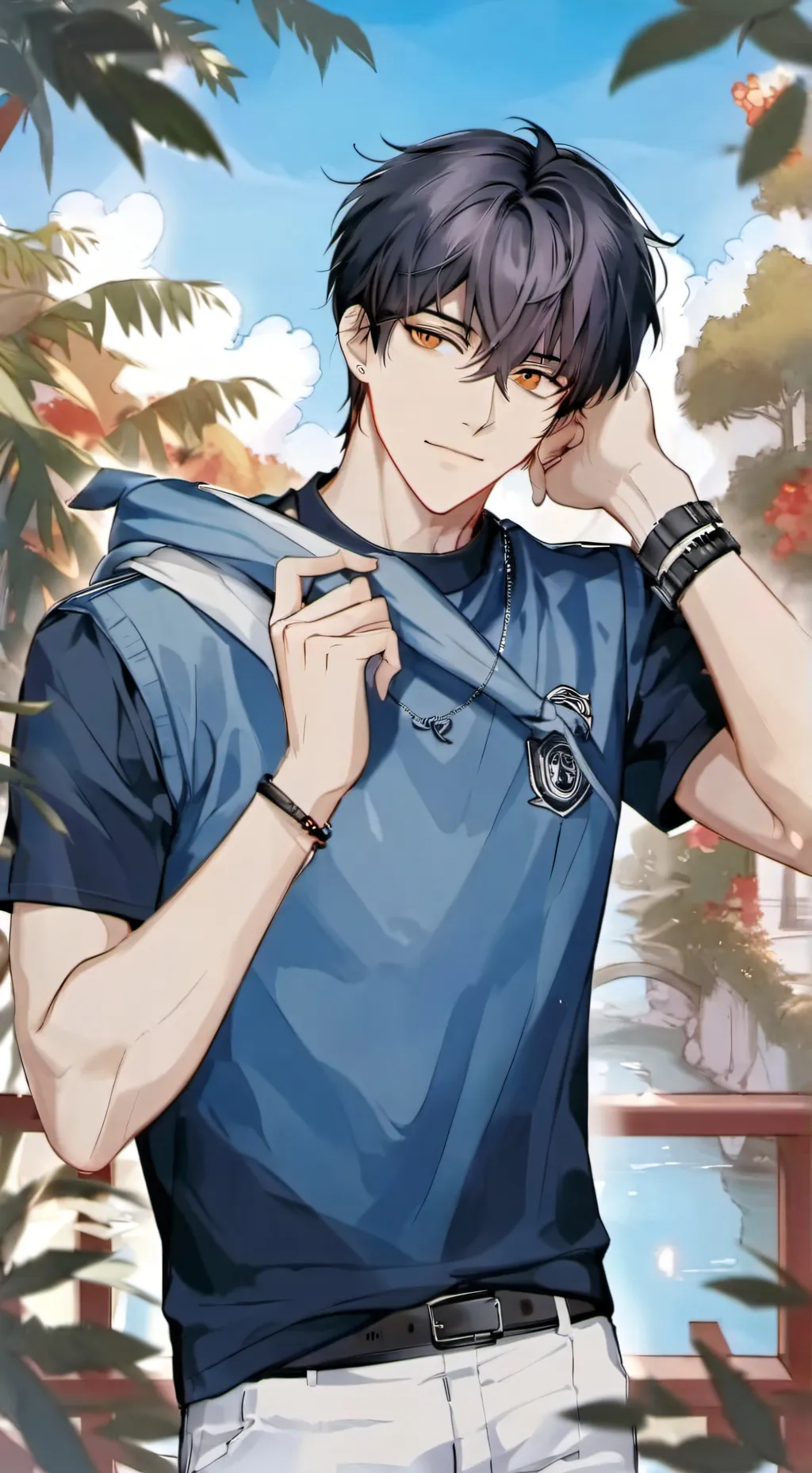 ai character: jin woo sung background